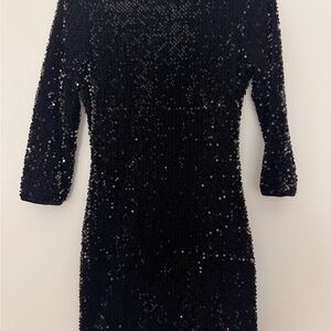 Forever 21 Black Sequin Dress